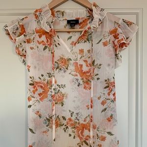 Mossimo Floral Blouse